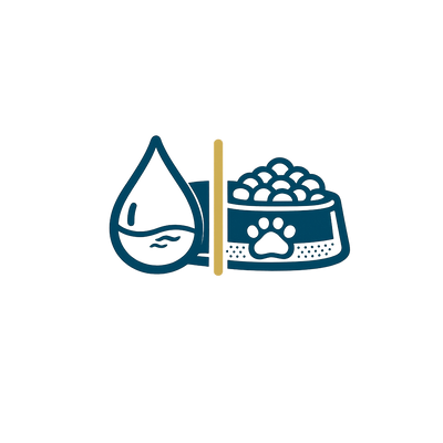 Water droplet and dry-treat storage icon