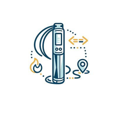 Digital jump-rope handle readout icon