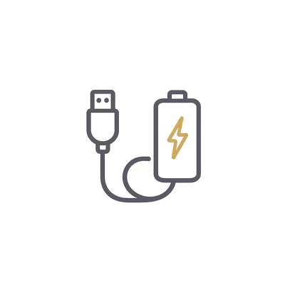 USB rechargeable icon