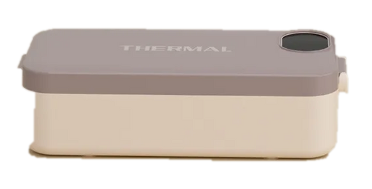 VitalHeat™ Cordless Heated Lunch Box in Elegant Gray, closed view