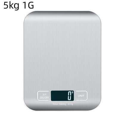 White VitalHeat Precision Digital Kitchen Scale with digital display