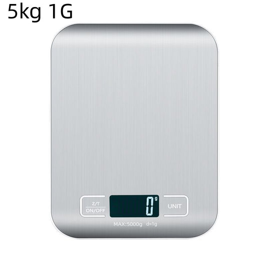 White VitalHeat Precision Digital Kitchen Scale with digital display